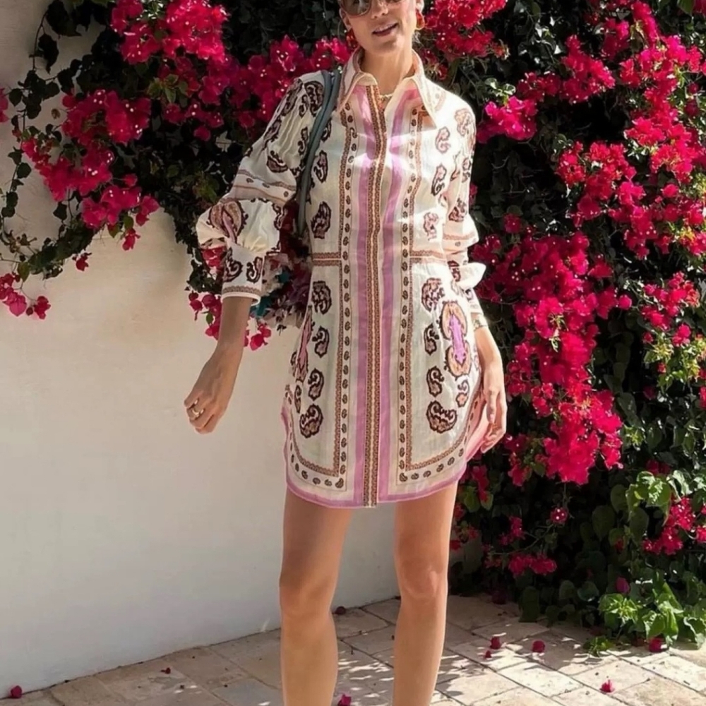 ANTIPODEAN Jagger Fitted Waist Mini Dress